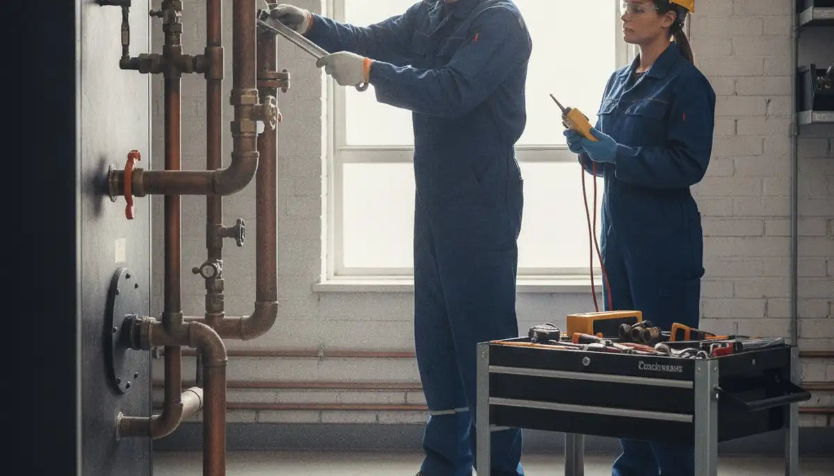 Plumber repairing a Hartford, CT home pipe for reliable plumbing service