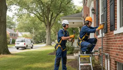 Hartford, CT plumber repairing a residential plumbing issue for a local plumbing repair service