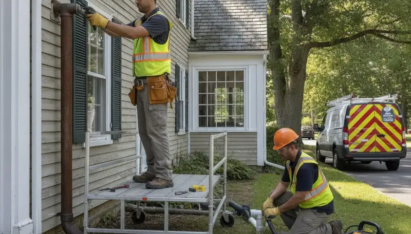 Plumber providing plumbing repair service in Hartford, CT for a local home or business