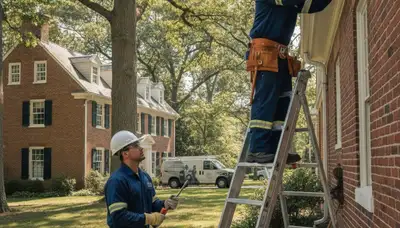 Hartford, CT plumber servicing a plumbing repair for a local home or business