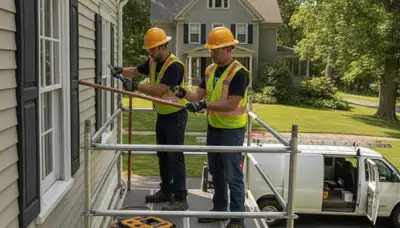 Hartford, CT plumber repairing a residential plumbing issue for local home service customers