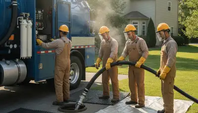 Hartford, CT septic pumping service for homes by On Call Plumbers