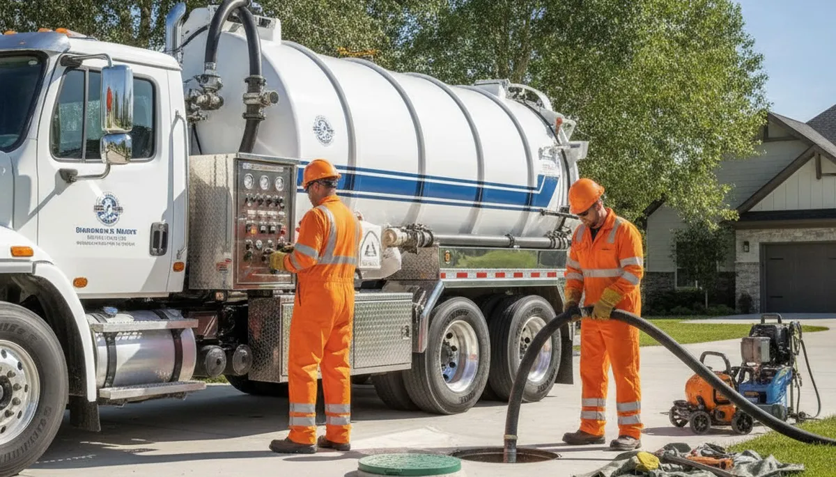 Hartford, CT plumbers providing septic pumping service for local homes