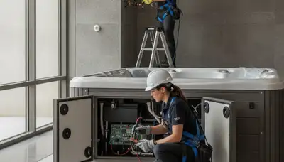 Spa repair service in Hartford, CT for homeowners with aging equipment and cold-season wear